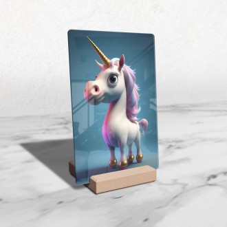 Acrylic glass Cute unicorn