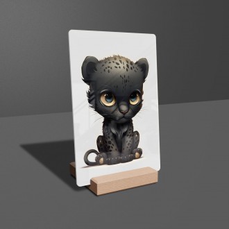 Acrylic glass Little panther
