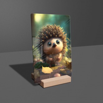 Acrylic glass Cute hedgehog