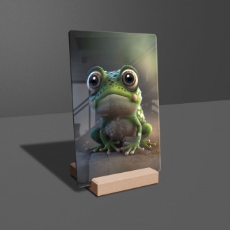 Acrylic glass Cute frog
