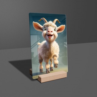 Acrylic glass Animated goat