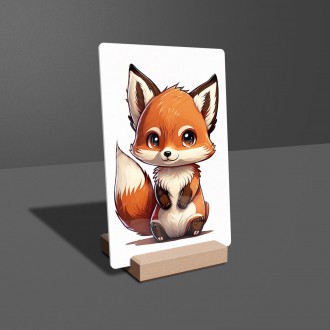 Acrylic glass Little fox