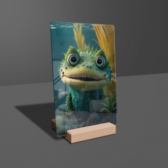 Acrylic glass Cute crocodile