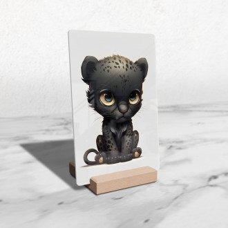 Acrylic glass Little panther