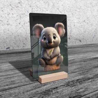 Acrylic glass Animated koala