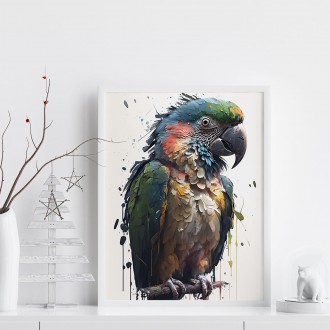 Graffiti parrot
