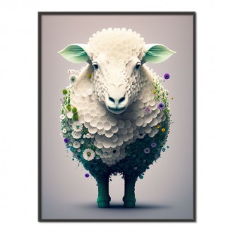 Flower sheep