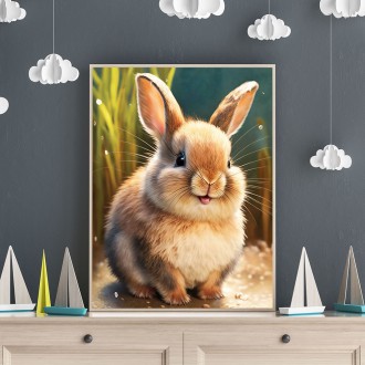 Watercolor hare