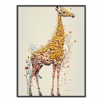 Floral giraffe
