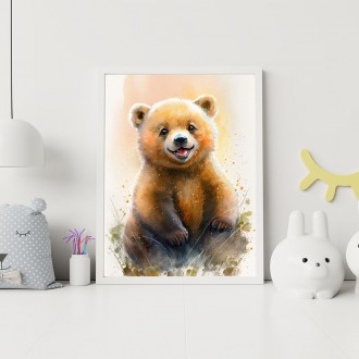Watercolor bear