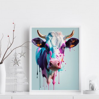 Graffiti cow