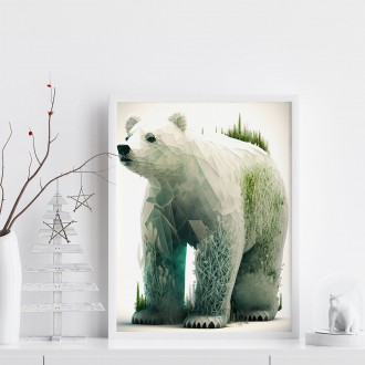 Natural polar bear