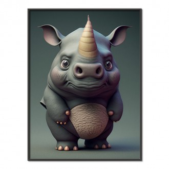 Animated rhinoceros