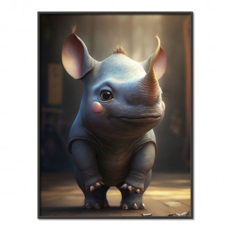 Cute rhinoceros