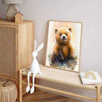 Watercolor bear
