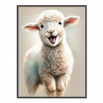 Watercolor sheep