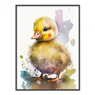 Watercolor duck