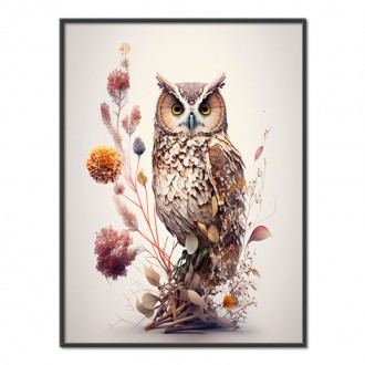 Flower owl