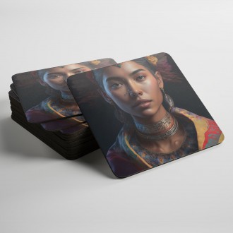 Coasters Indian woman