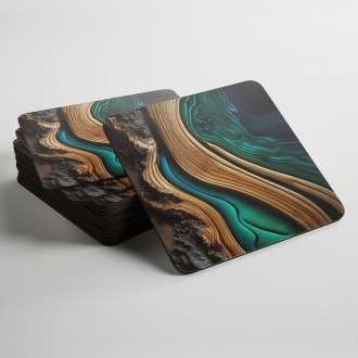 Coasters Epoxy and wood 3