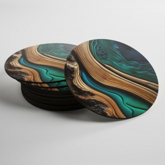 Coasters Epoxy and wood 3