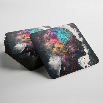 Coasters Thought in color