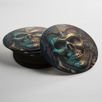 Coasters Pirate mask