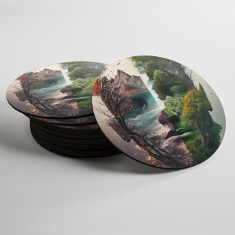 Coasters In harmony with nature