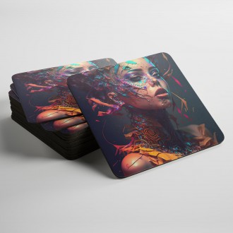 Coasters Abstract woman