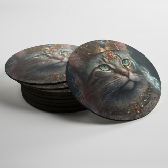 Coasters Cat Queen 2