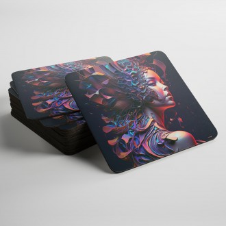 Coasters Abstract carnival