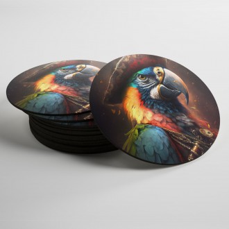 Coasters Parrot Pirate 1