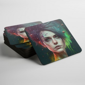 Coasters Toxic forest fairy