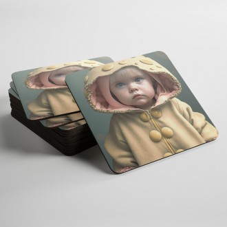 Coasters Fashion - baby toadstool mushroom