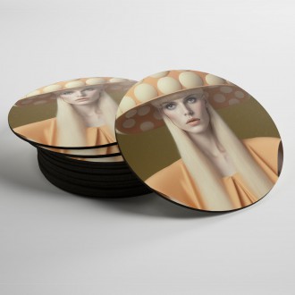 Coasters Fashion - toadstool mushroom 2