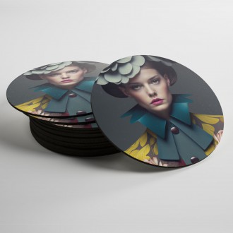 Coasters Fashion - flower hat 2