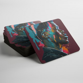 Coasters Modern Art - Afro American