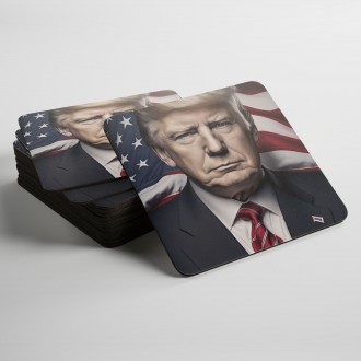 Coasters US President Donald Trump
