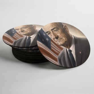 Coasters US President Lyndon B