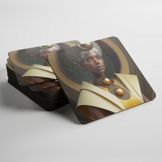 Coasters African woman in robe