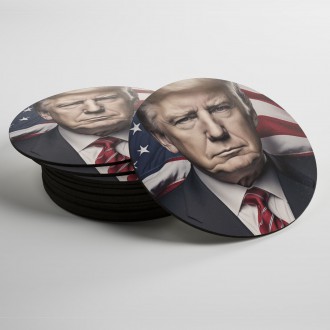 Coasters US President Donald Trump