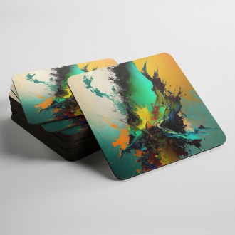 Coasters Color abstraction
