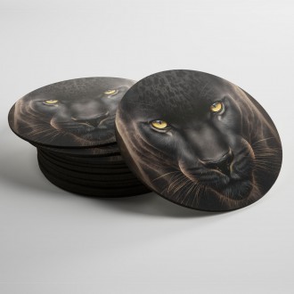 Coasters Black panther