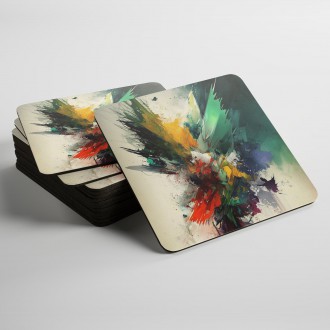 Coasters Modern art - colorful abstraction