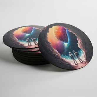 Coasters Together in space