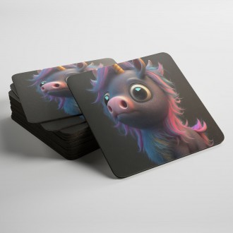 Coasters Animated unicorn