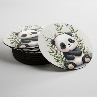 Coasters Little panda