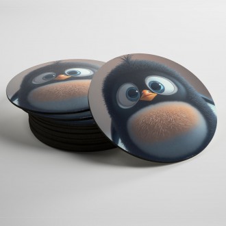 Coasters Animated penguin