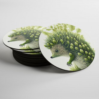 Coasters Natural hedgehog