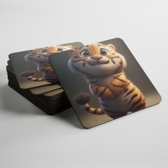 Coasters Animated tiger
